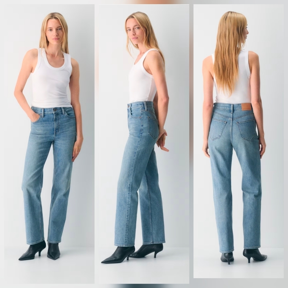 ❤️ ARITZIA DENIM FORUM ARLO HIGH RISE STRAIGHT LEG JEANS, 0 (25)
